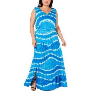 INC International Concepts Women's Blue Maxi Dress